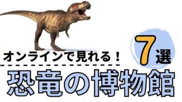 【7選】博物館の恐竜がオンラインで見られるサイトまとめ！【おうち時間】